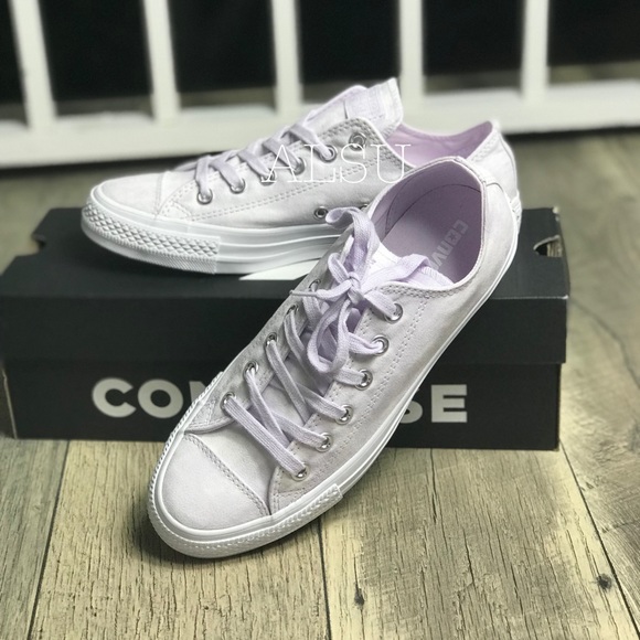 NWT Converse Ctas OX Velvet Barely Grape W AUTHENT - Picture 3 of 7